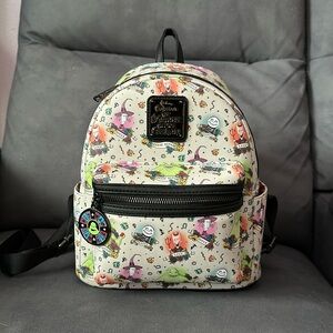 Loungefly Disney Nightmare Before Christmas Glow in the Dark mini backpack